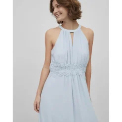Robe maxi sans manches Milina bleu Daisy