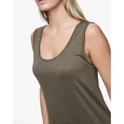 Robe midi Billo vert en viscose Lucy