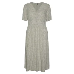 Robe midi Tala gris en viscose Ava