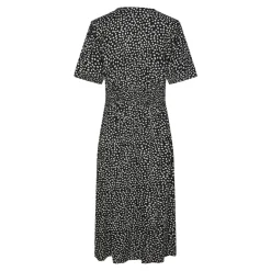 Robe midi Tala noir en viscose Cara