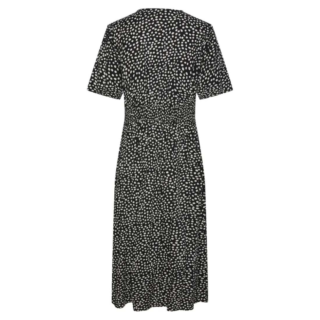 Robe midi Tala noir en viscose Cara