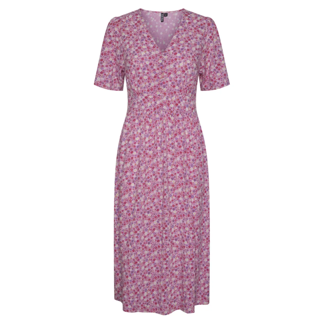 Robe midi Tala rose en viscose Gaia