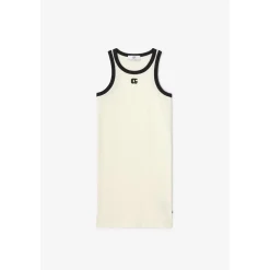 Robe moulante ATENIGI blanc Ida
