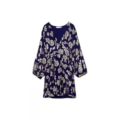 Robe NIDA bleu marine en viscose