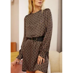 Robe PETE bleu en viscose