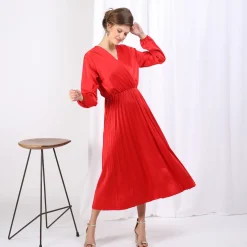 Robe plissée Gisèle