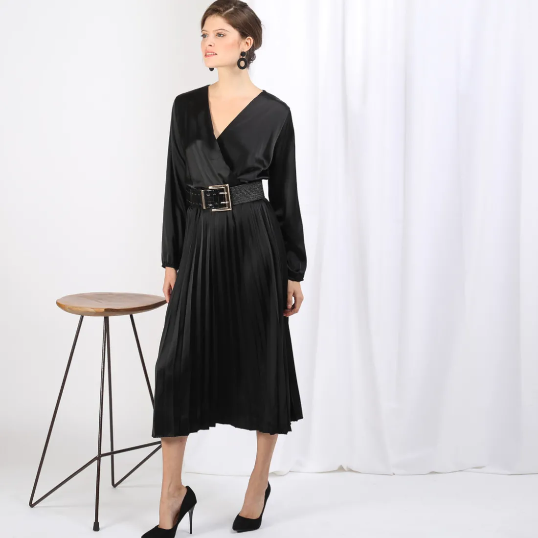 Robe plissée Gisèle