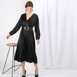 Robe plissée Gisèle