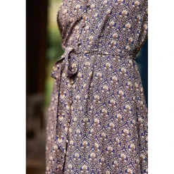 Robe RAVENA flower en viscose multicolore