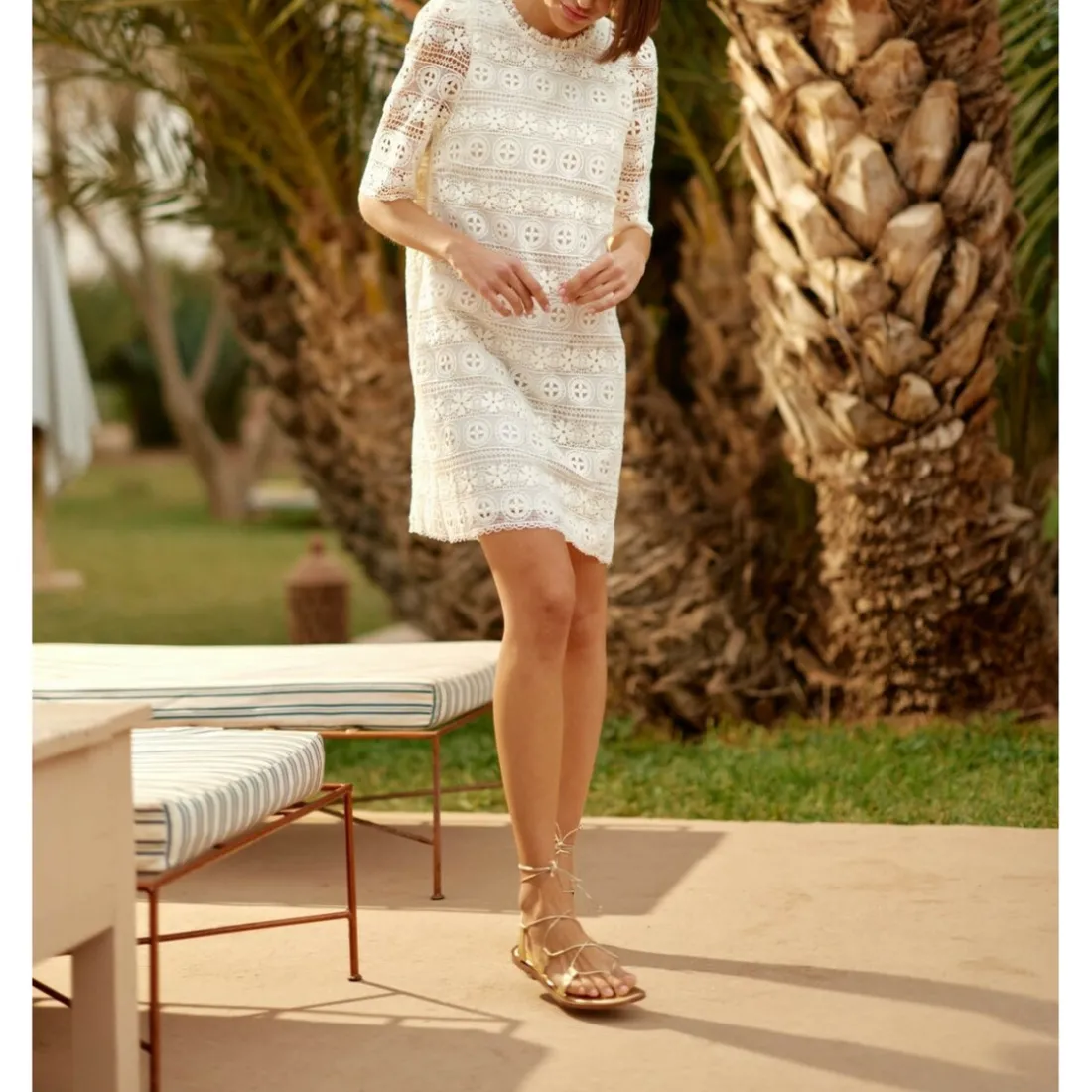 Robe ROTILIE blanc
