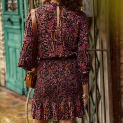 Robe RUDI gipsy violet en viscose