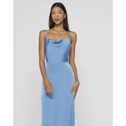Robe sans manches dos nu Ravenna turquoise Isa