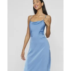 Robe sans manches dos nu Ravenna turquoise Isa