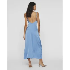 Robe sans manches dos nu Ravenna turquoise Isa