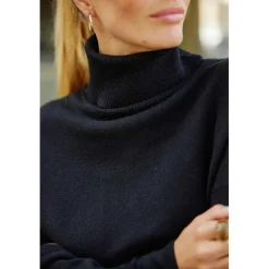Robe SIRIA - Noire en viscose