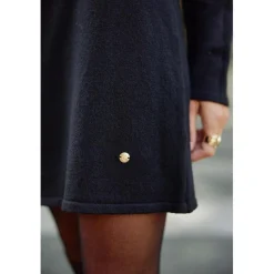 Robe SIRIA - Noire en viscose