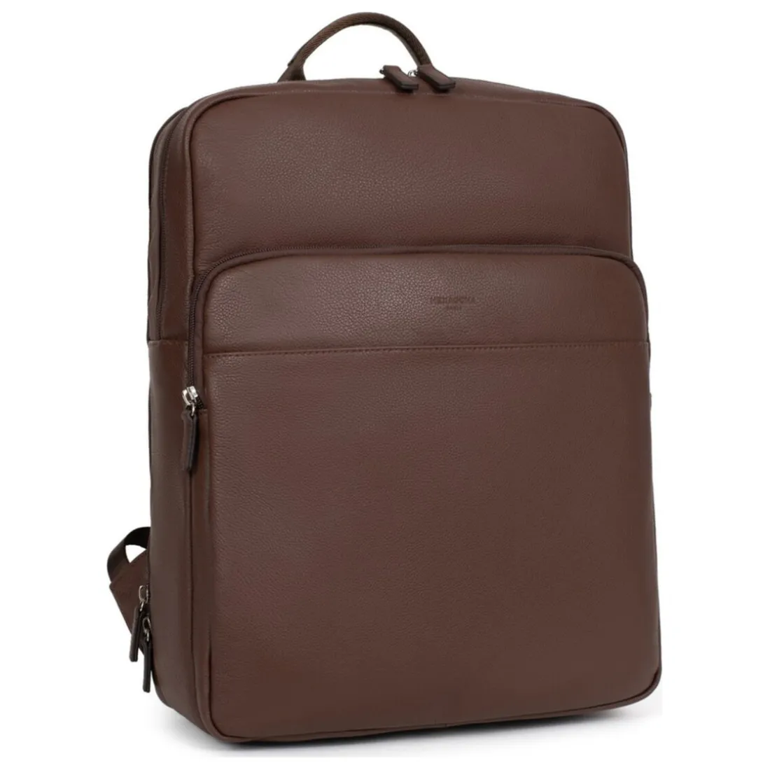 Sac à dos 15'' & tablette & A4 Cuir CONFORT Chocolat
