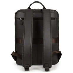 Sac à dos 15'' & tablette & A4 Cuir CONFORT Marron foncé