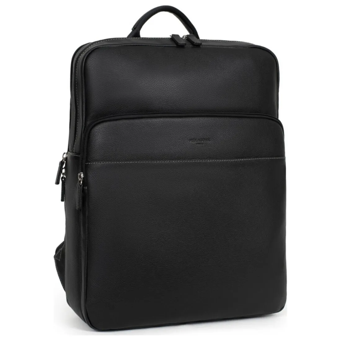 Sac à dos 15'' & tablette & A4 Cuir CONFORT Noir