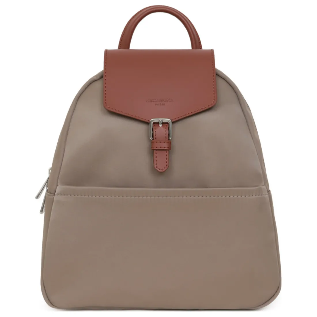 Sac à dos - Taupe - Pop en nylon