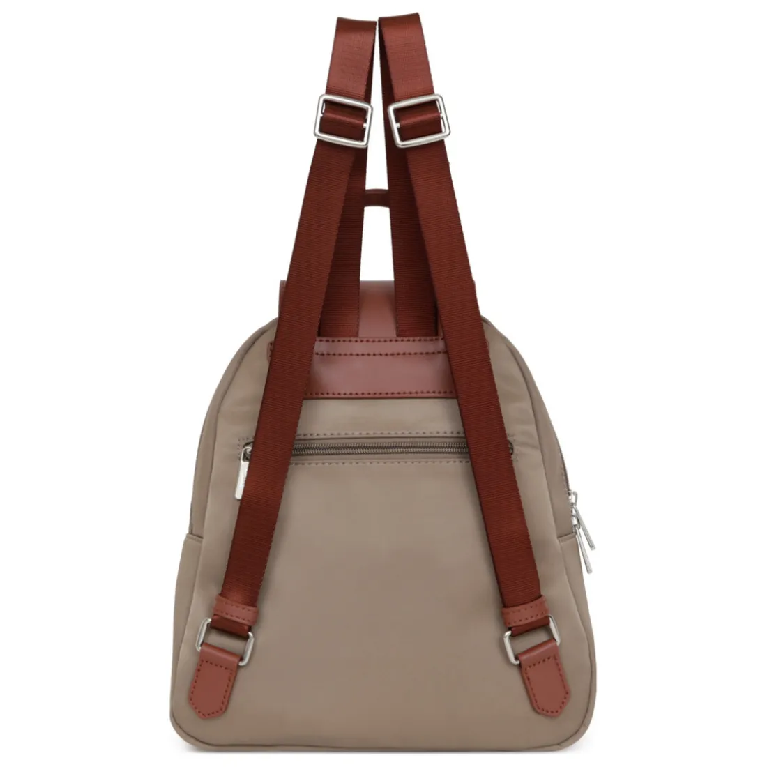 Sac à dos - Taupe - Pop en nylon