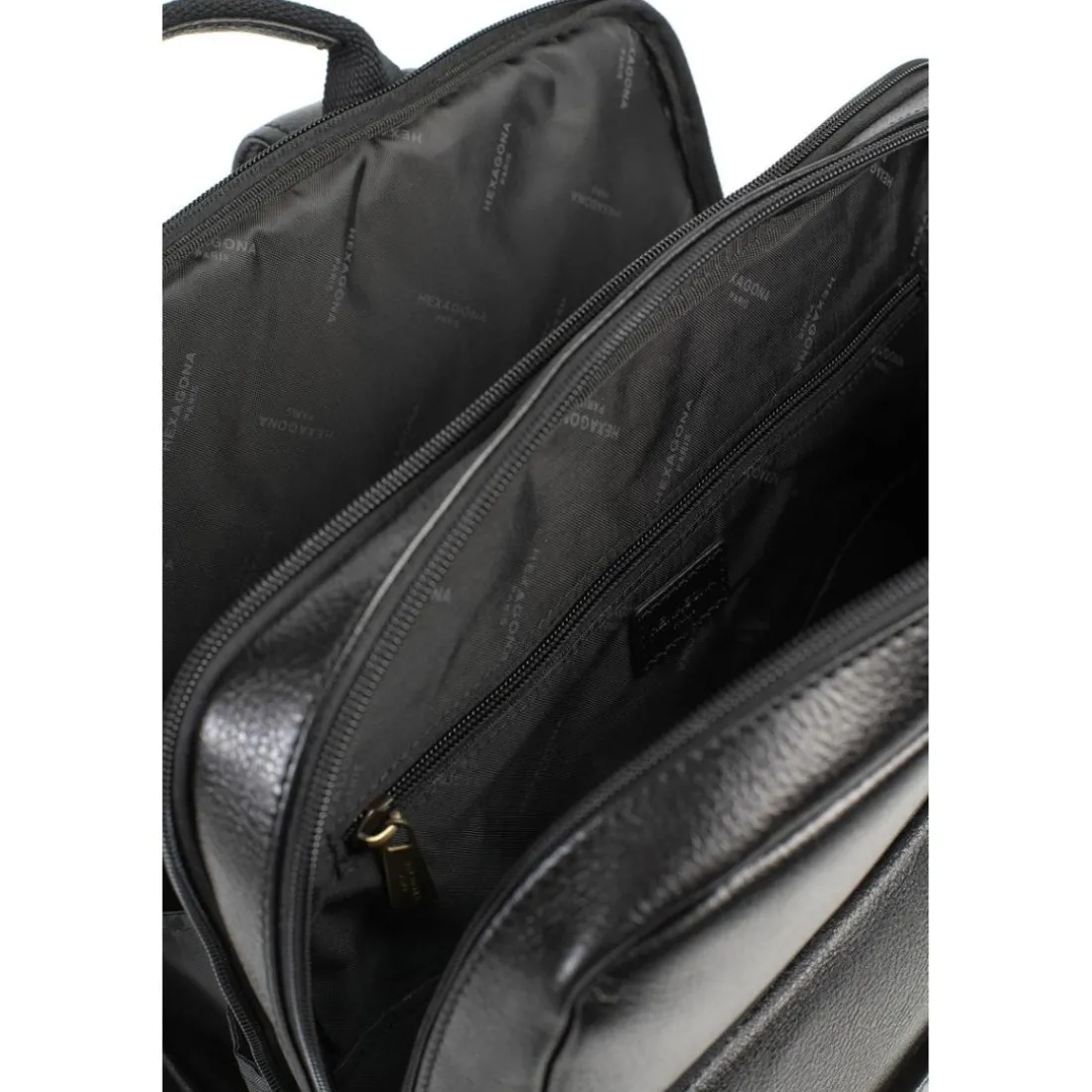Sac à dos A4 Cuir RÉPUBLIQUE Noir Faye