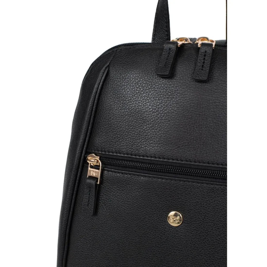 Sac à dos LUNA Noir en cuir Lia