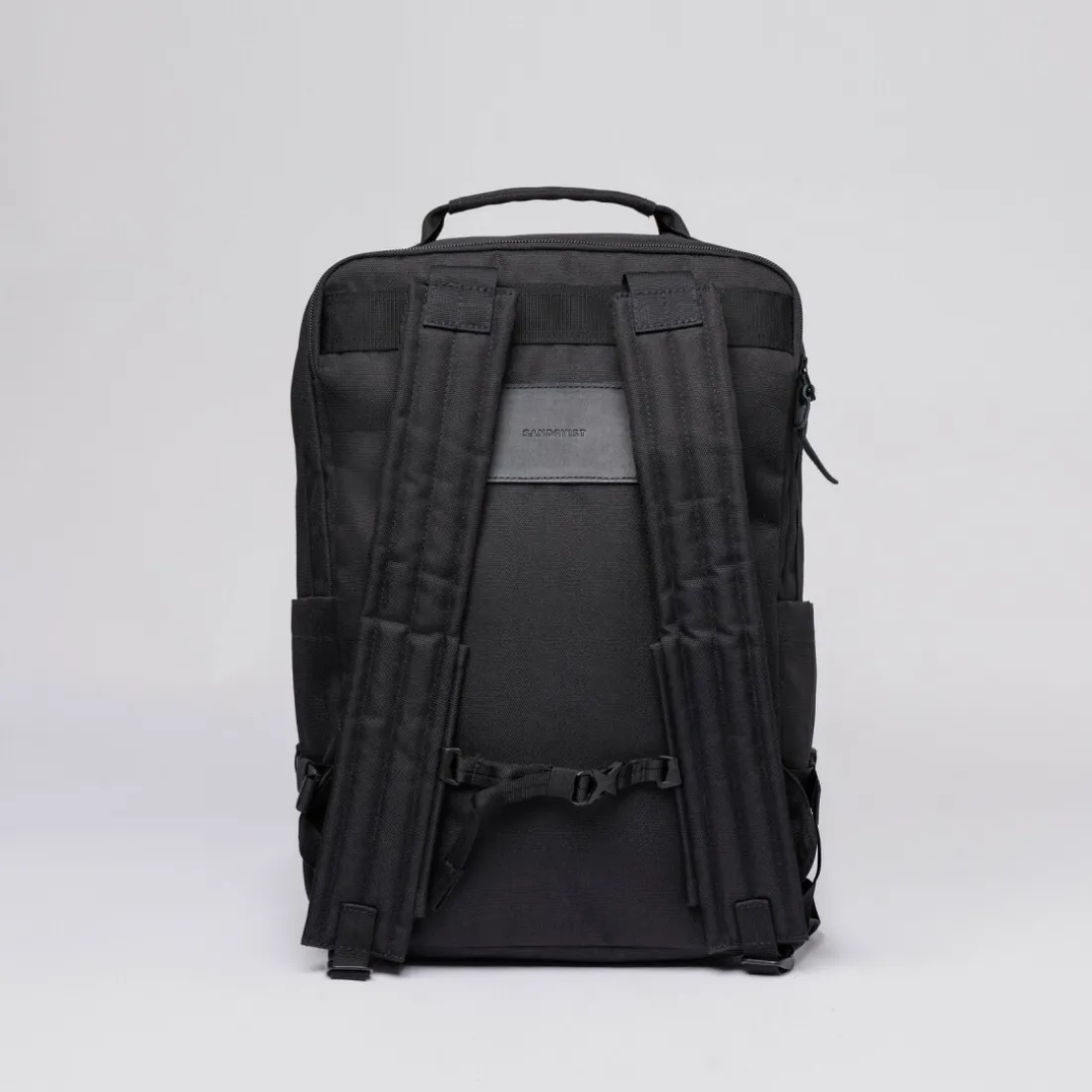 Sac à dos noir détails cuir noir - ANDRE