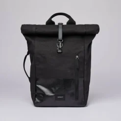 Sac à dos noir en coton DANTE VEGAN