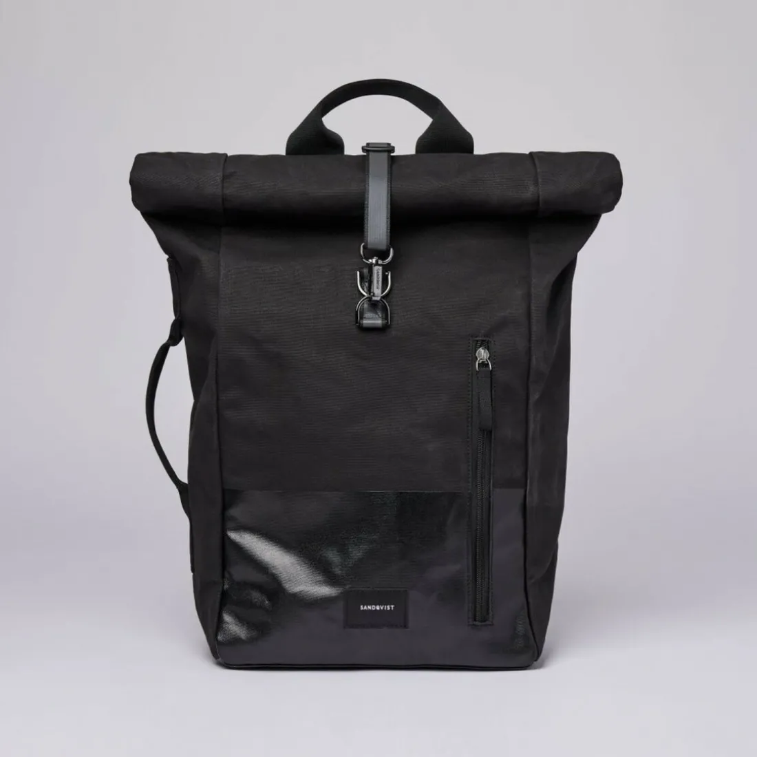 Sac à dos noir en coton DANTE VEGAN