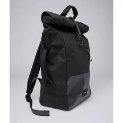 Sac à dos noir en coton DANTE VEGAN
