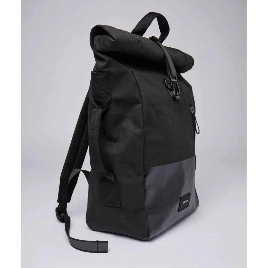 Sac à dos noir en coton DANTE VEGAN