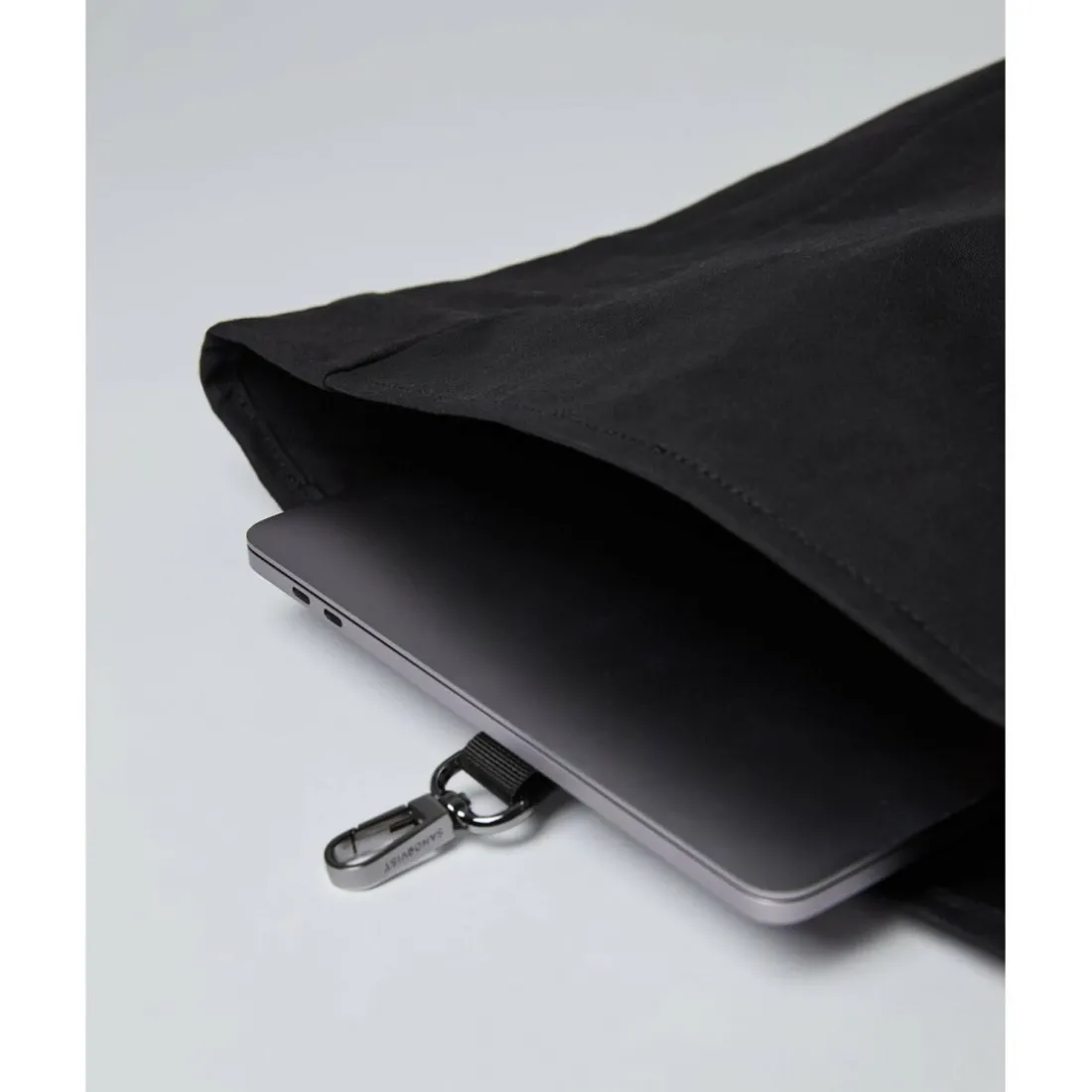 Sac à dos noir en coton DANTE VEGAN