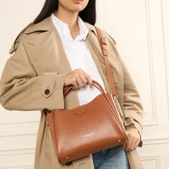 Sac à main Aimantée M Ida Double marron