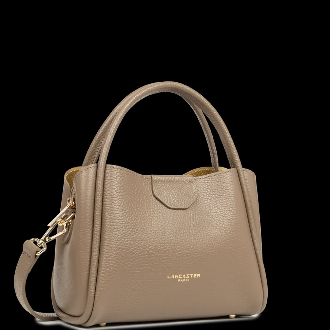 Sac à main Aimantée S Ida Double marron en cuir