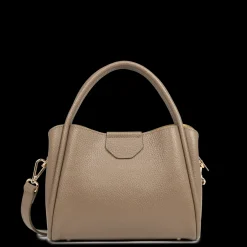 Sac à main Aimantée S Ida Double marron en cuir