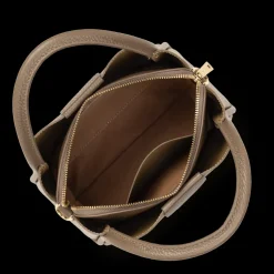 Sac à main Aimantée S Ida Double marron en cuir