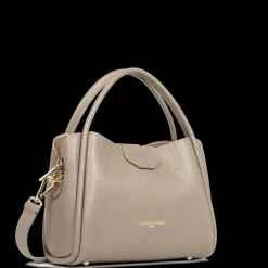 Sac à main S Ida Double en cuir marron
