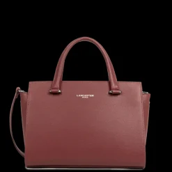 Sac à main Zippé M Sierra bordeaux en cuir