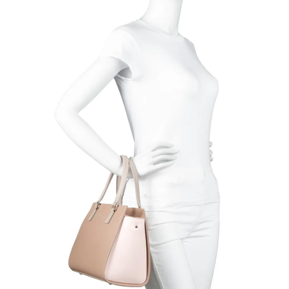 Sac à main Zippée M Smooth noir en cuir