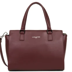 Sac à main Zippée M Smooth bordeaux en cuir