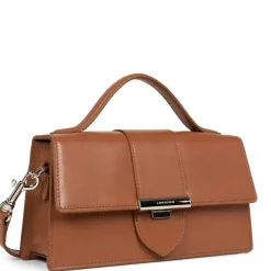 Sac baguette Paris Ily en cuir camel