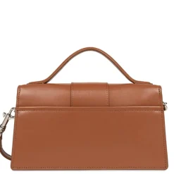 Sac baguette Paris Ily en cuir camel