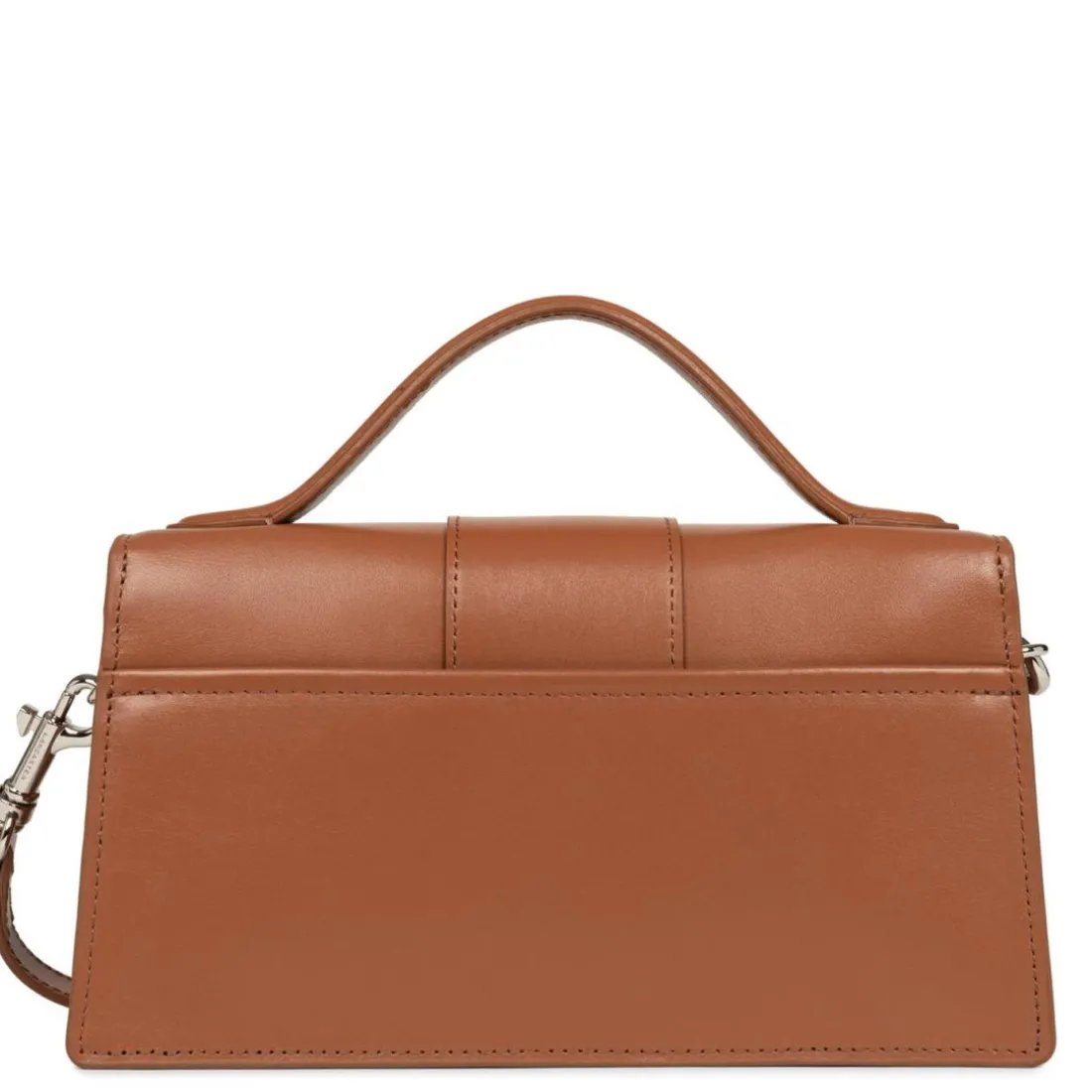 Sac baguette Paris Ily en cuir camel