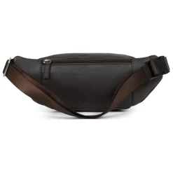 Sac banane Cuir CONFORT Marron foncé