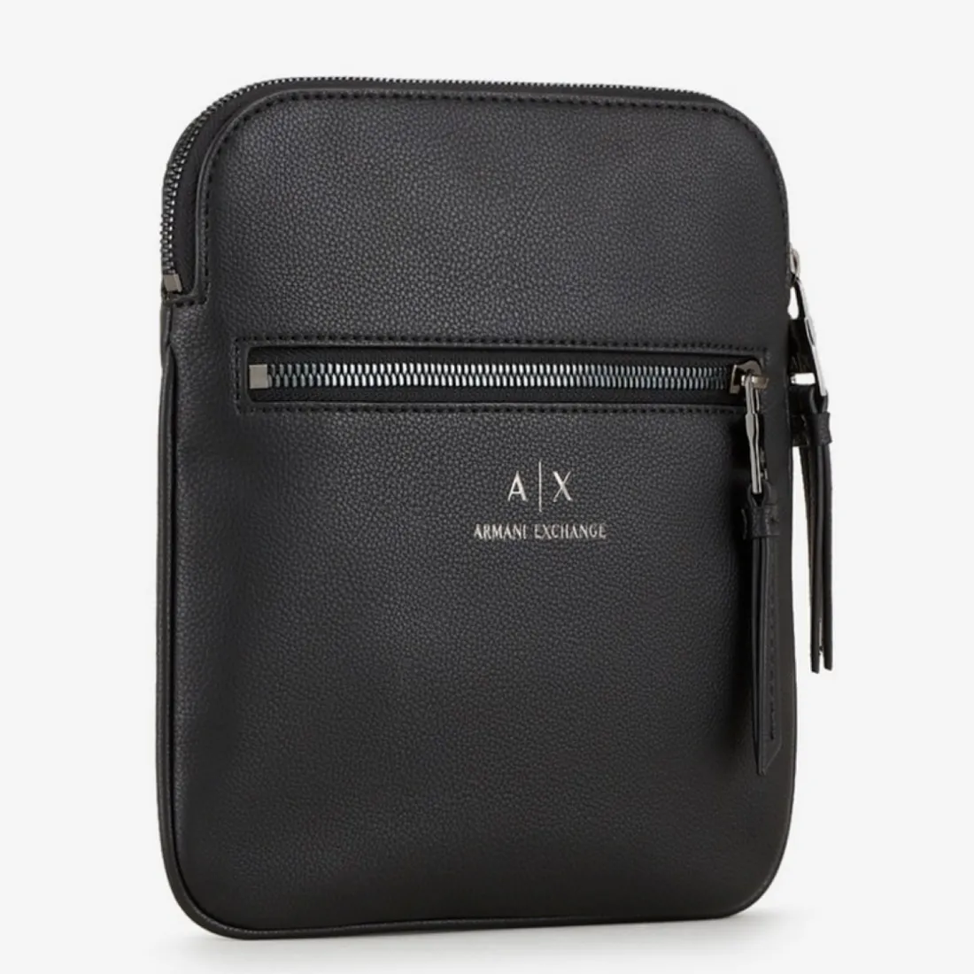 Sac bandoulière plate noir