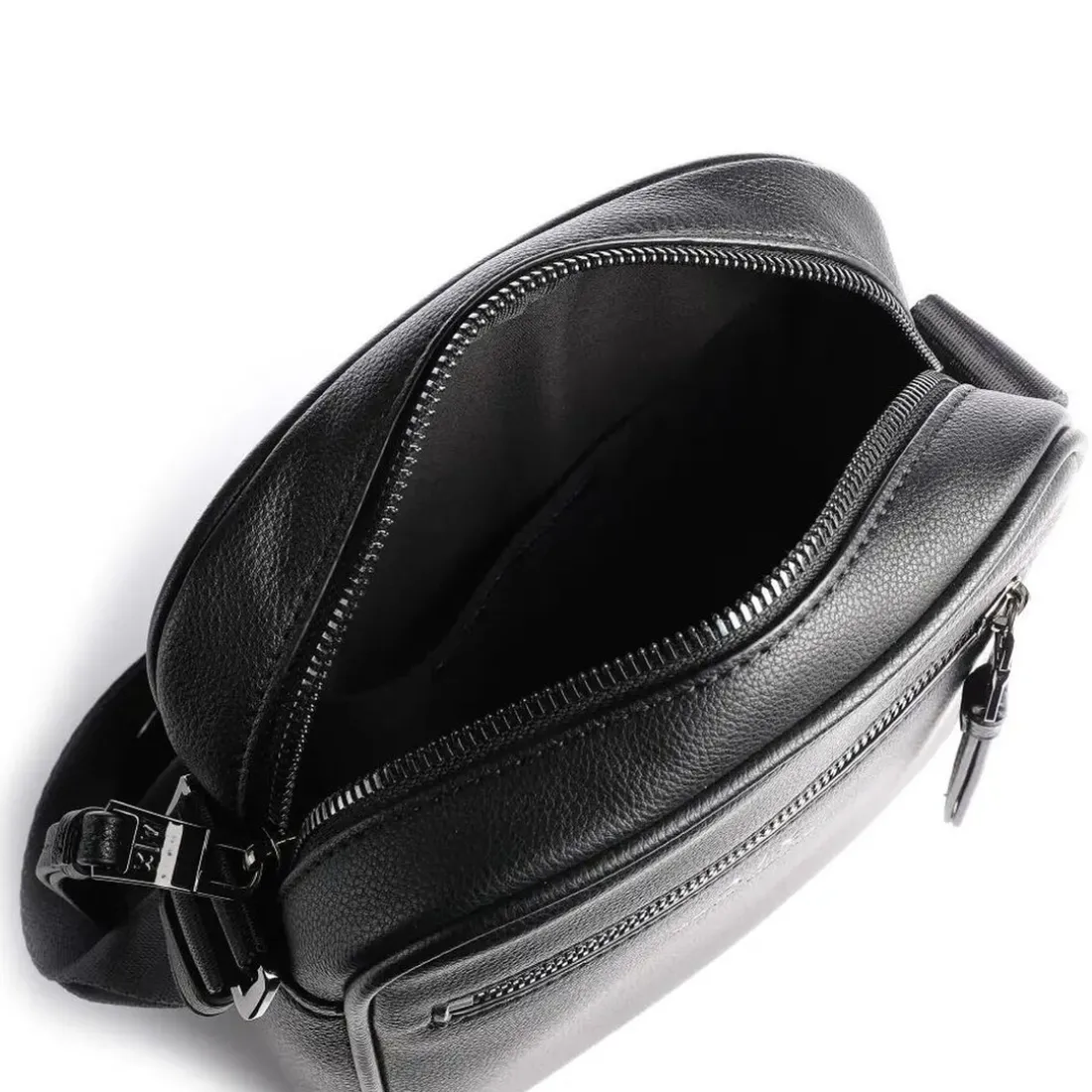 Sac bandoulière synthétique noir