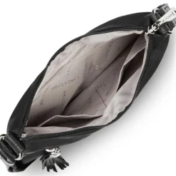 Sac besace collection Basic en tissu noir