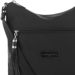 Sac besace collection Basic en tissu noir