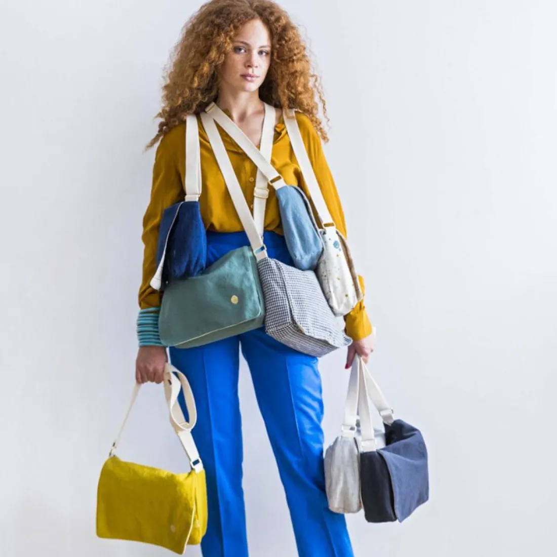 Sac besace Iona Brigitte Multicolore 18 x 27 x 8